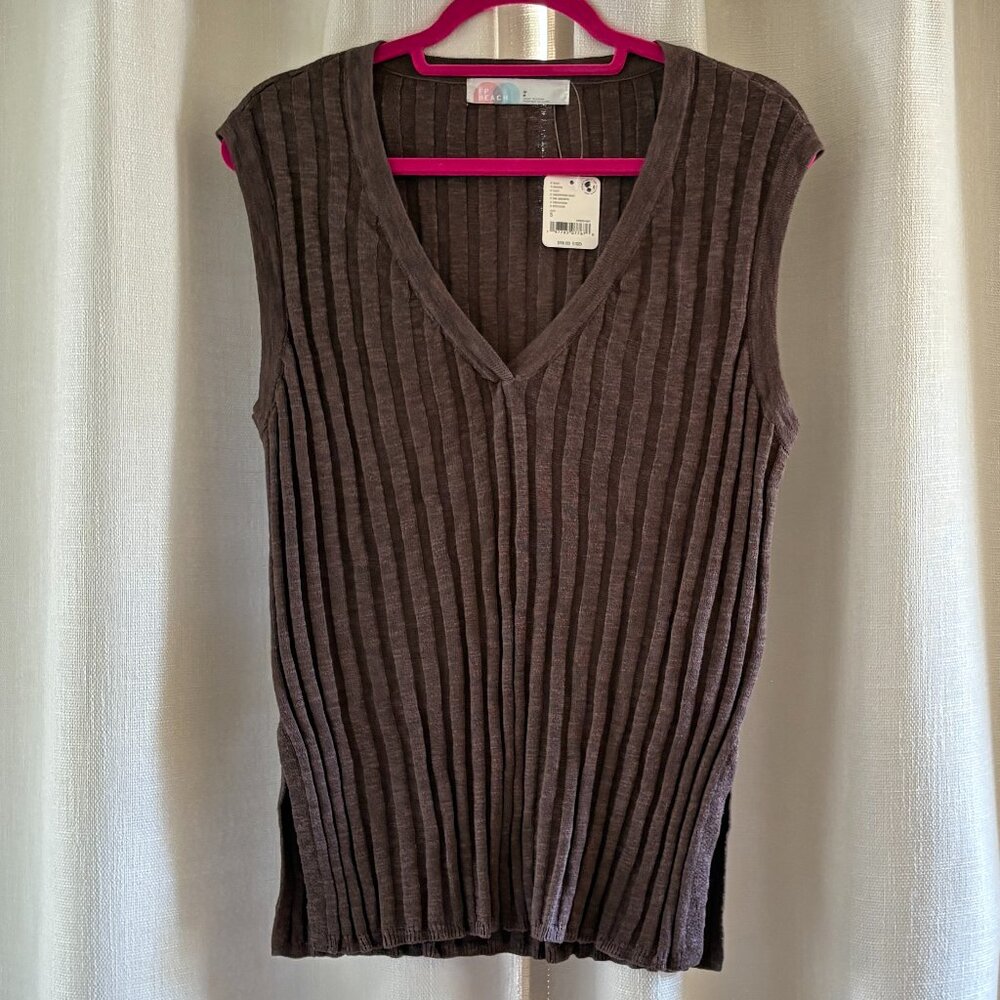 Free People // Ribbed Sweater Vest